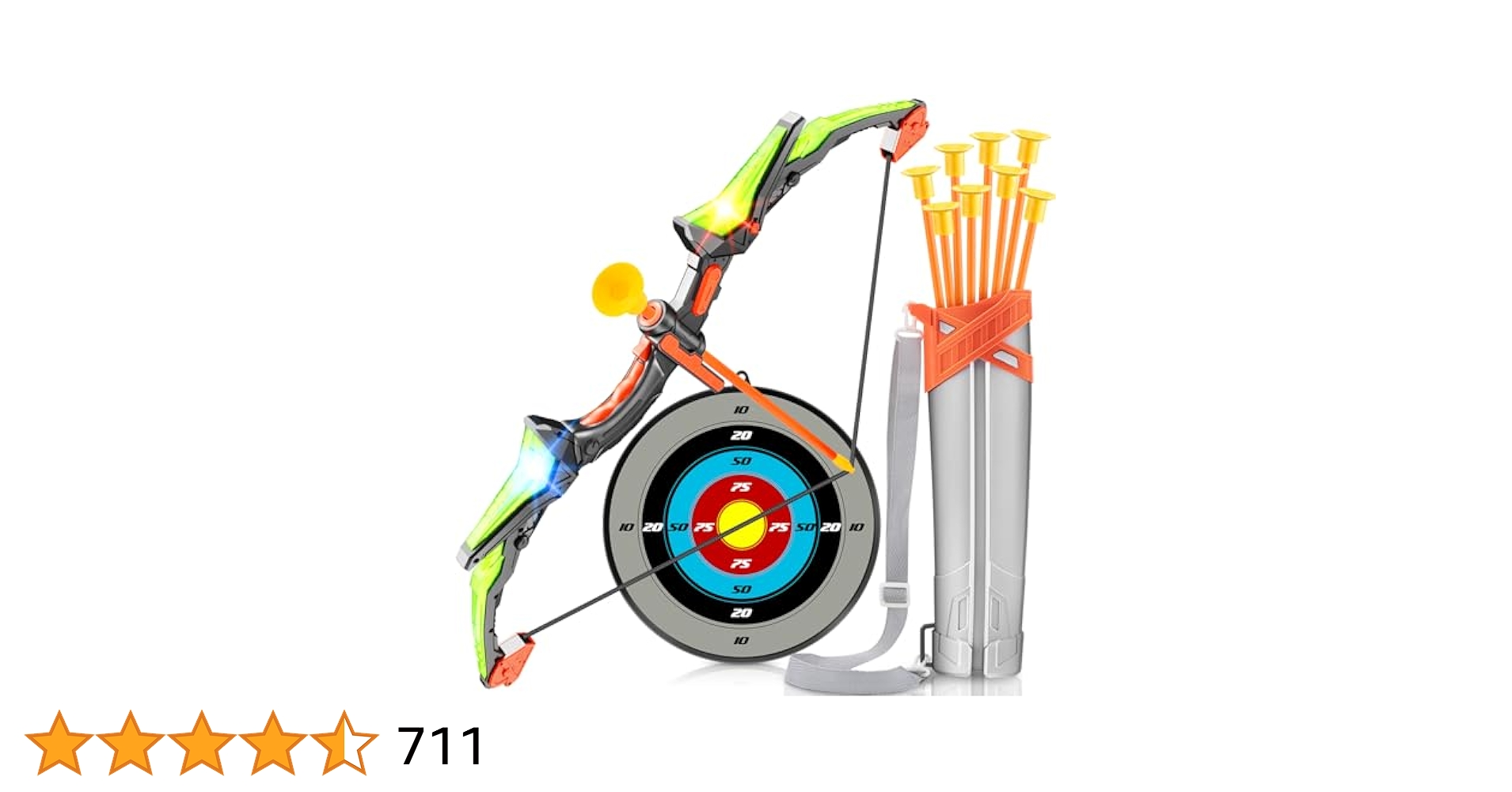 Amazon.com: Kids Bow and Arrow Toy Set, LED Light Up Archery